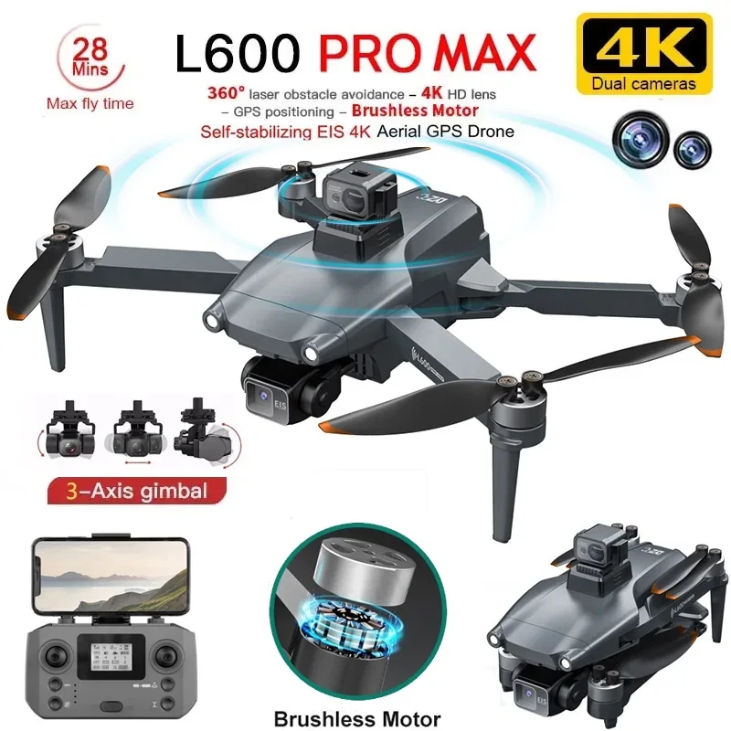 L600 PRO MAX GPS Drone profesi - Drone Aerial Photography reseña y precio