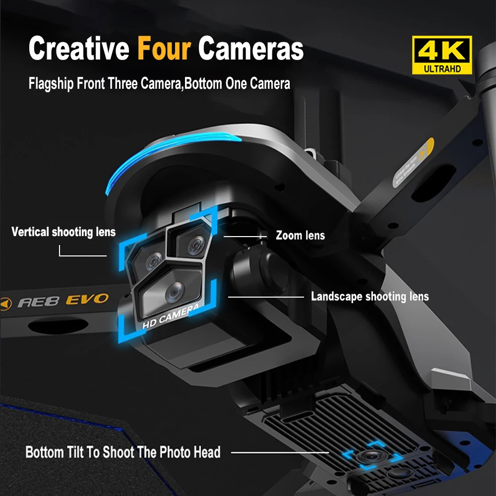 Dron AE8 EVO GPS 8K Profesiona - Drone Photogrammetry reseña y precio